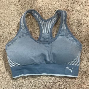 Blue Puma sports bra size S